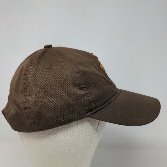 Wearguard Men's Strapback Hat Brown Adjustable UPS Employee Uniform Cap - Picture 4 of 7